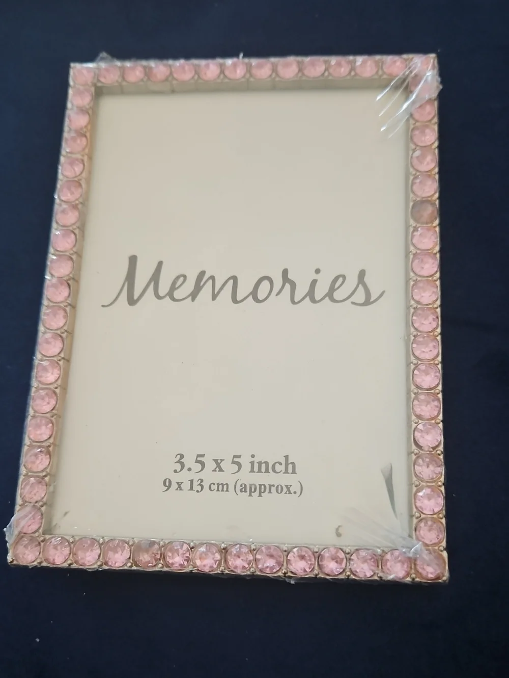 Memories Decorative Gemstone Picture Frames - Pink & Aqua (Brand: )